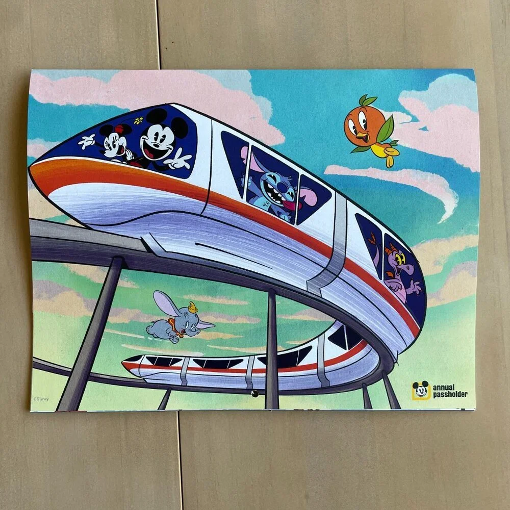 NEW Set of‎ 2 2026 Disney DisneyWorld Annual Passholder Exclusive Calendar